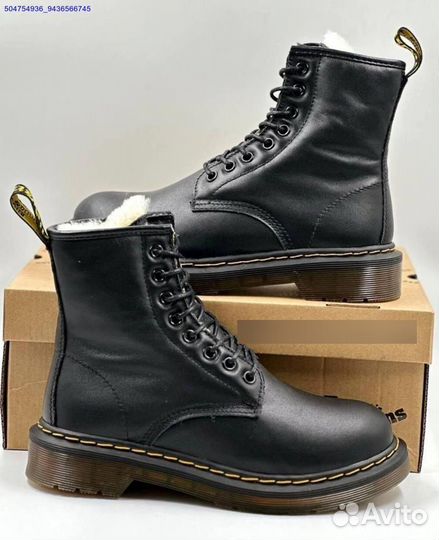 Ботинки Dr. Martens с мехом (Арт.73563)