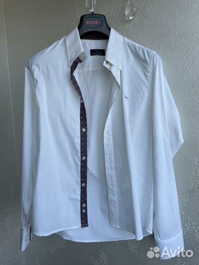 Рубашка белая harmont&blaine оригинал 164 см