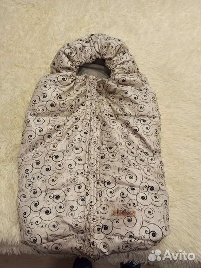 Зимний Конверт в коляску санки