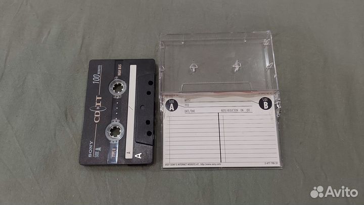 Аудиокассета sony cd-it 100min chrome