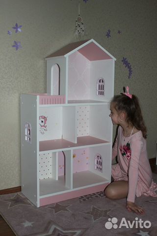 Кукольный домик Стеллаж Полка детская