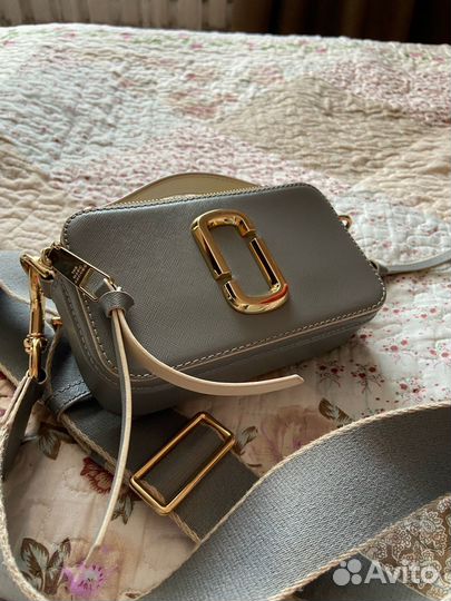 Продам сумку marc jacobs sure shot large rock grey