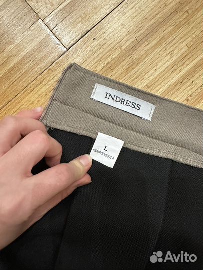 Юбка шорты бежевые M