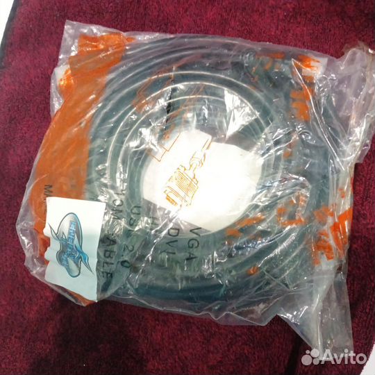 Кабель DVI vga 10м