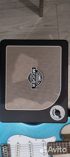 Aria STG-003 и комбоусилитель mooer DH01