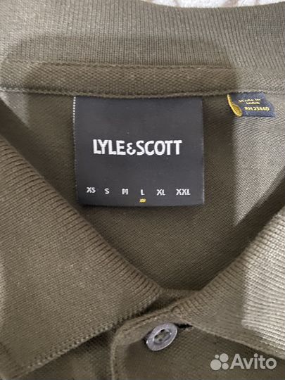 Polo мужское lyle scott
