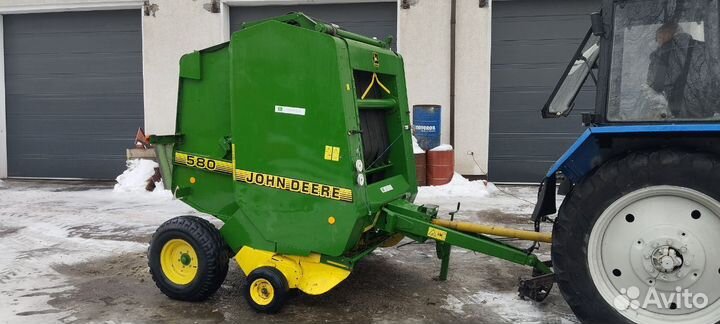 Пресс-подборщик John Deere 580, 1997