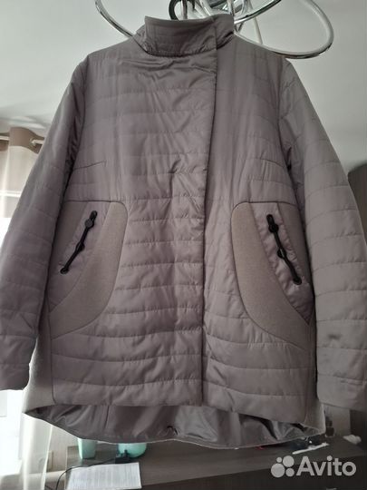 Куртка (Полупальто) цв. стальной (серый) 56р р Б/У