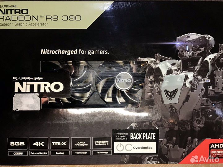 Видеокарта Radeon R9 390 Sapphire Nitro