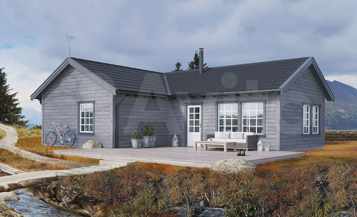 Дом 150 м² на участке 19 сот.