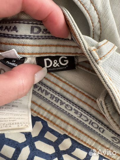 Джинсы D&G капри