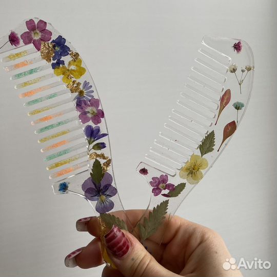 Расчески и гребешки из эпоксидной смолы