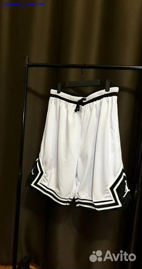 Шорты Jordan летние белые, чёрные (Арт.37005)