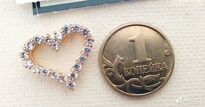 Золотая подвеска 585 проба