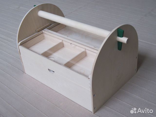 Ящик деревянный IKEA для рисунков и поделок