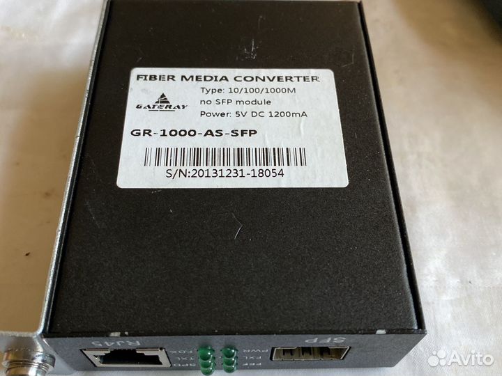 Fiber media converter