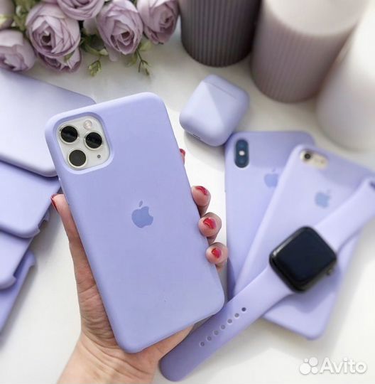 Силиконовый чехол на все айфоны