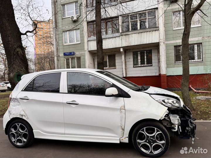 Kia Picanto 1.3 AT, 2015, битый, 43 000 км
