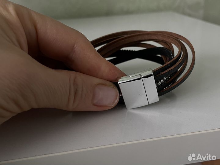 Браслет женский из натуральной кожи