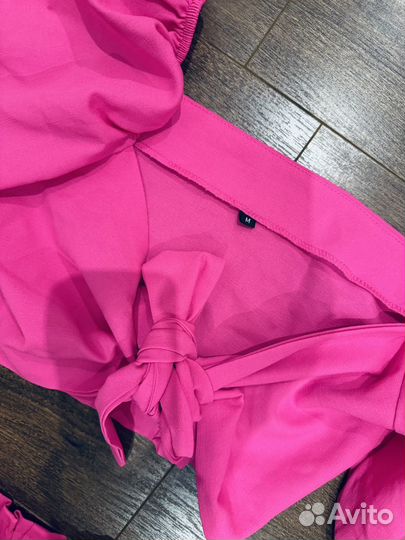 Новый костюм розовый летний женский