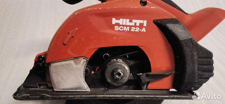 Аккумуляторная циркулярная пила hilti SCM 22-A