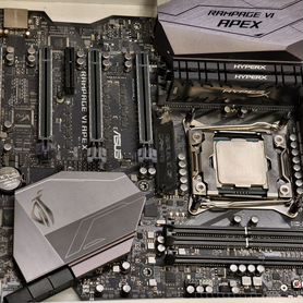 Asus LGA2066 X299 ROG rampage VI apex i7-7800X