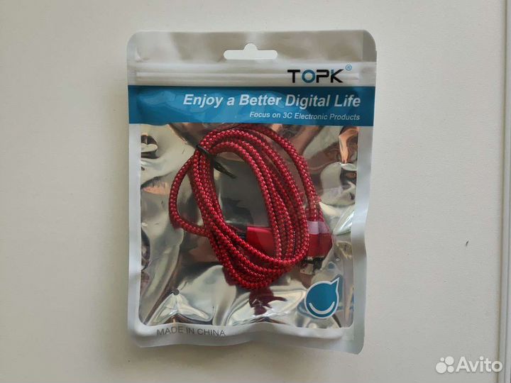 Зарядный USB шнур с магнитным Микро Юсб оазъёмом