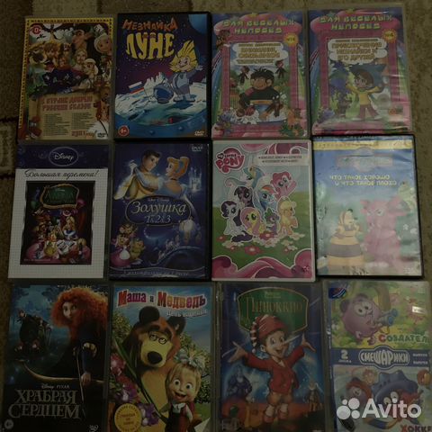 Dvd диски мультфильмы
