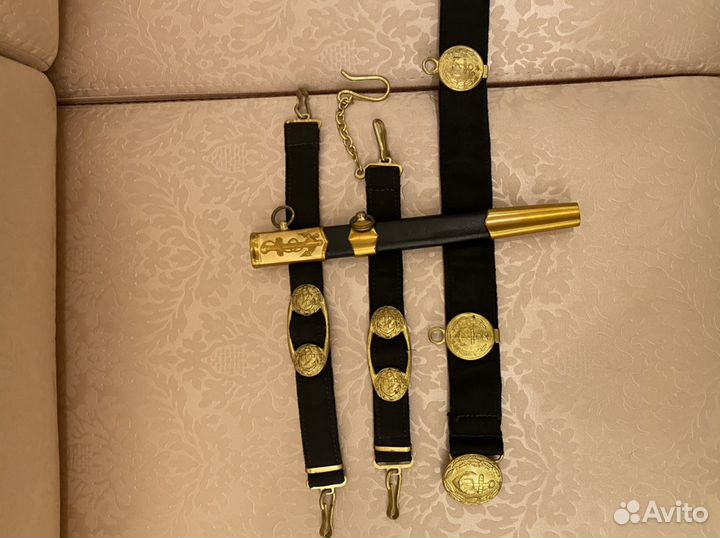 Вмф СССР ремень с подвесами для кортика