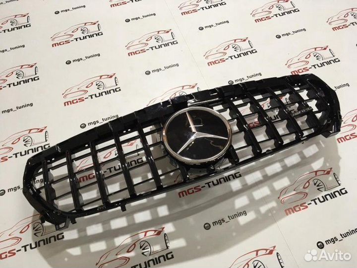 Решетка на Mercedes CLA AMG w117 GT Дистроник