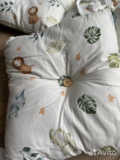 Бортики + комплект постельного белья