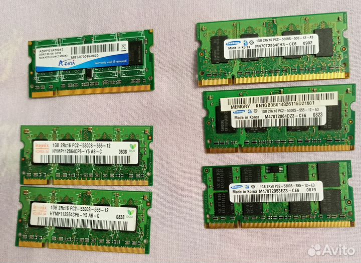 Память 1gb ddr2 ddr3 so-dimm