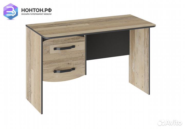 Письменный стол Кристофер фон серый / олд стайл