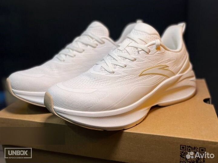 Кроссовки Оригинал Anta Air Walker Gold/White