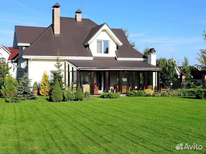 Рулонный газон с укладкой