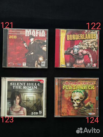 Старые компьютерные игры на дисках