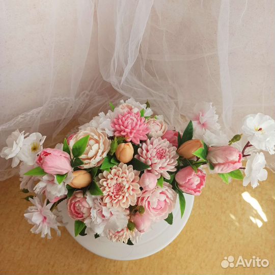 Неувядающий букет,подарок учителю