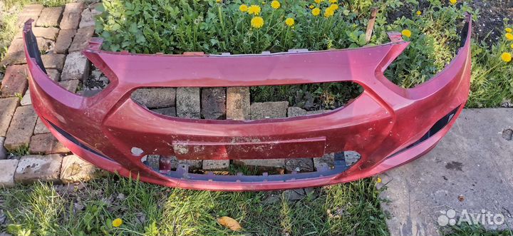 Бампер solaris 1 передний