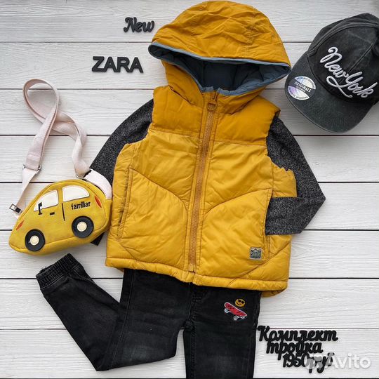 Комплект 98 размер жилет свитшот спортивный костюм