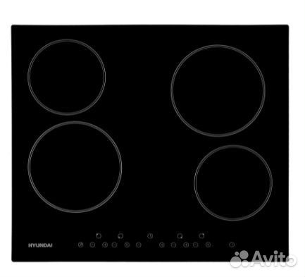Электрическая варочная панель Hyundai HHE 6450 BG Новая