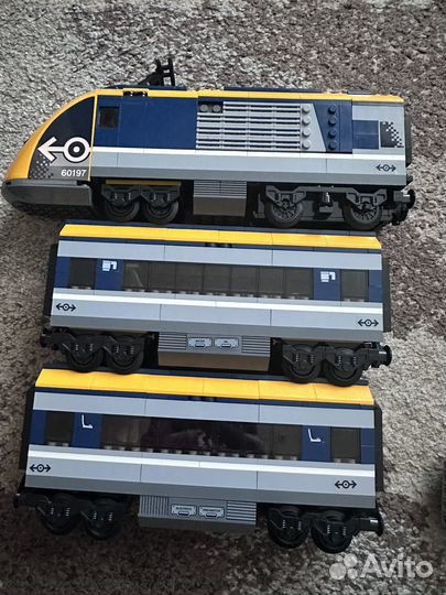 Lego city поезд