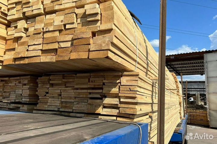 Доска обрезная 25х100х6000мм с доставкой