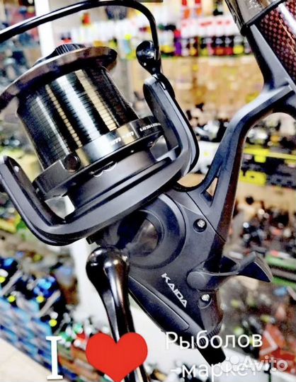 Карповая катушка с байтранером