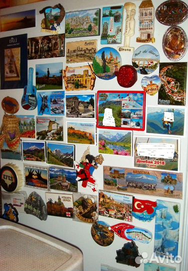 Магнитики 160 штук Евро и Россия