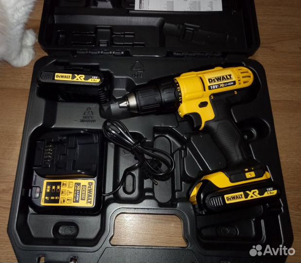 Шуруповерт DeWalt DCD771 DCD776 Зарядка, Акб, Кейс