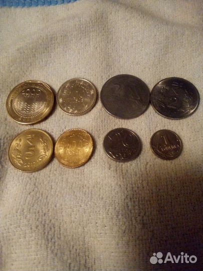 Монеты современной россии и иностранные