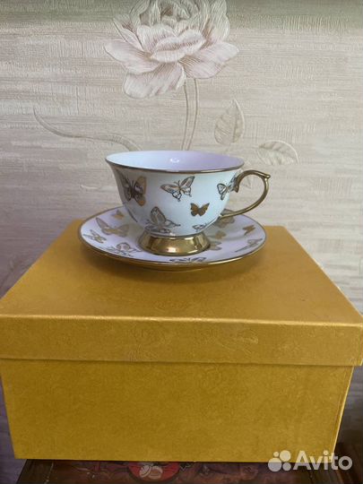 Чашка с блюдцем
