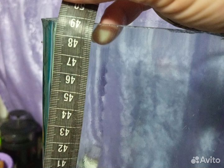 Ваза напольная стеклянная