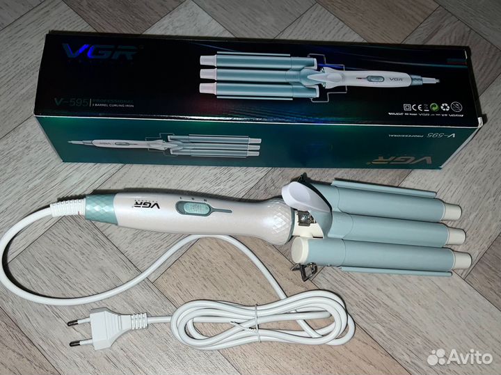 Плойка трехволновая новая в коробке