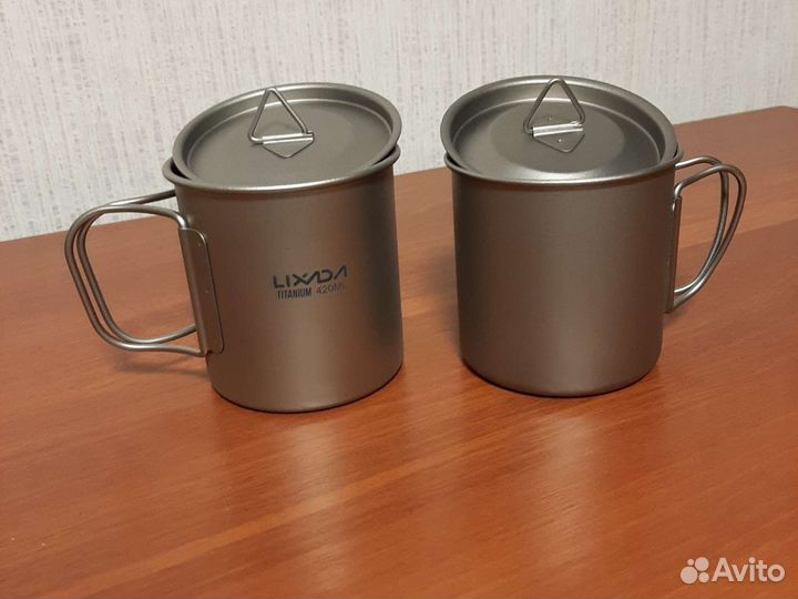 Кружка титановая 400, 420 гр